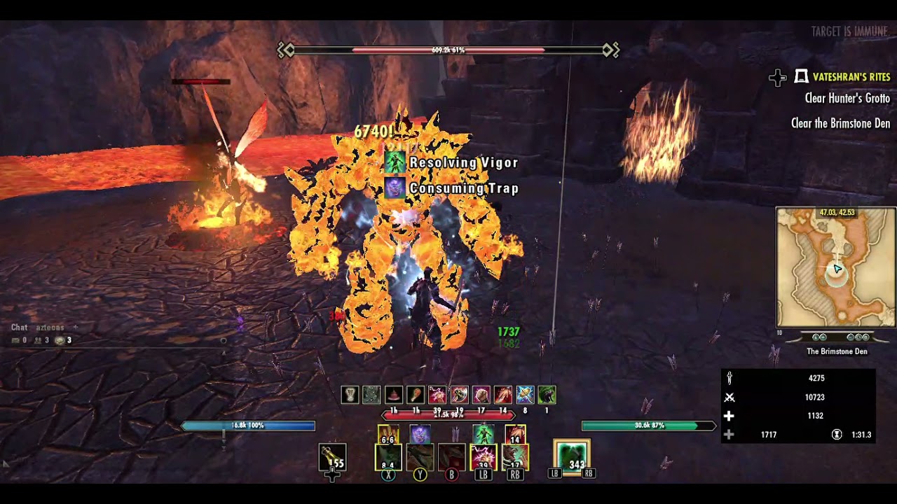 Magma Queen Normal Vateshran Hollows Arena TESO