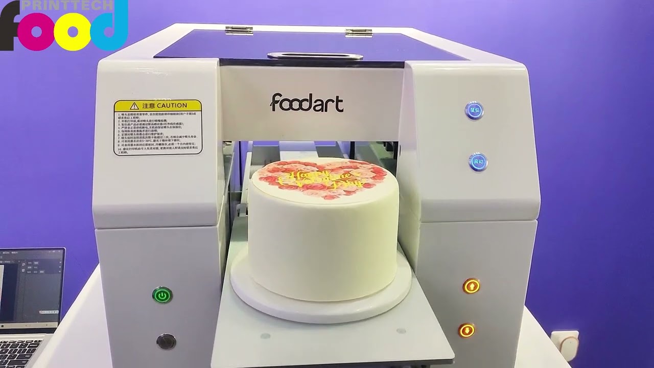 A4 Flatbed Food Printer CMYK Full-color Printing - Foodart®