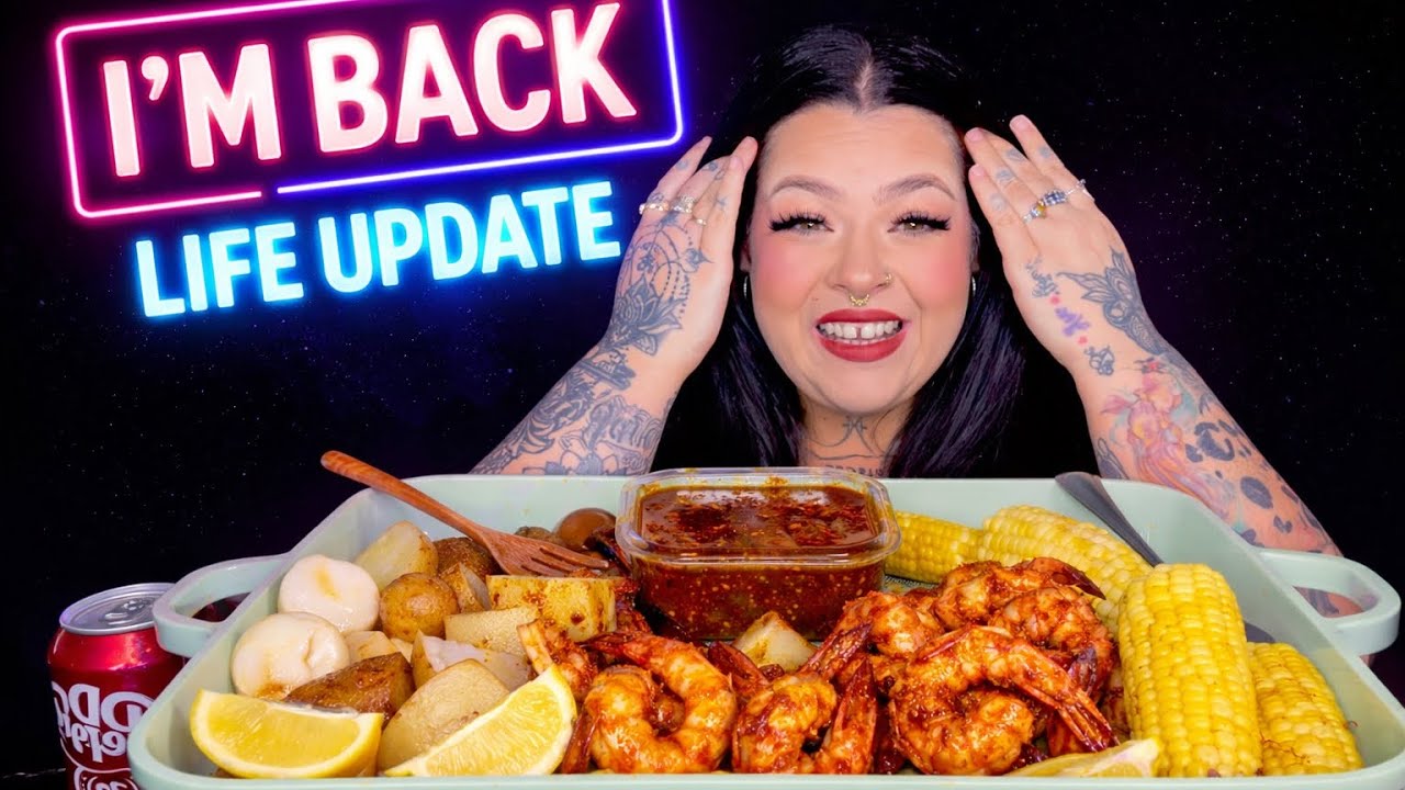 Shrimp Boil Mukbang + Life Update