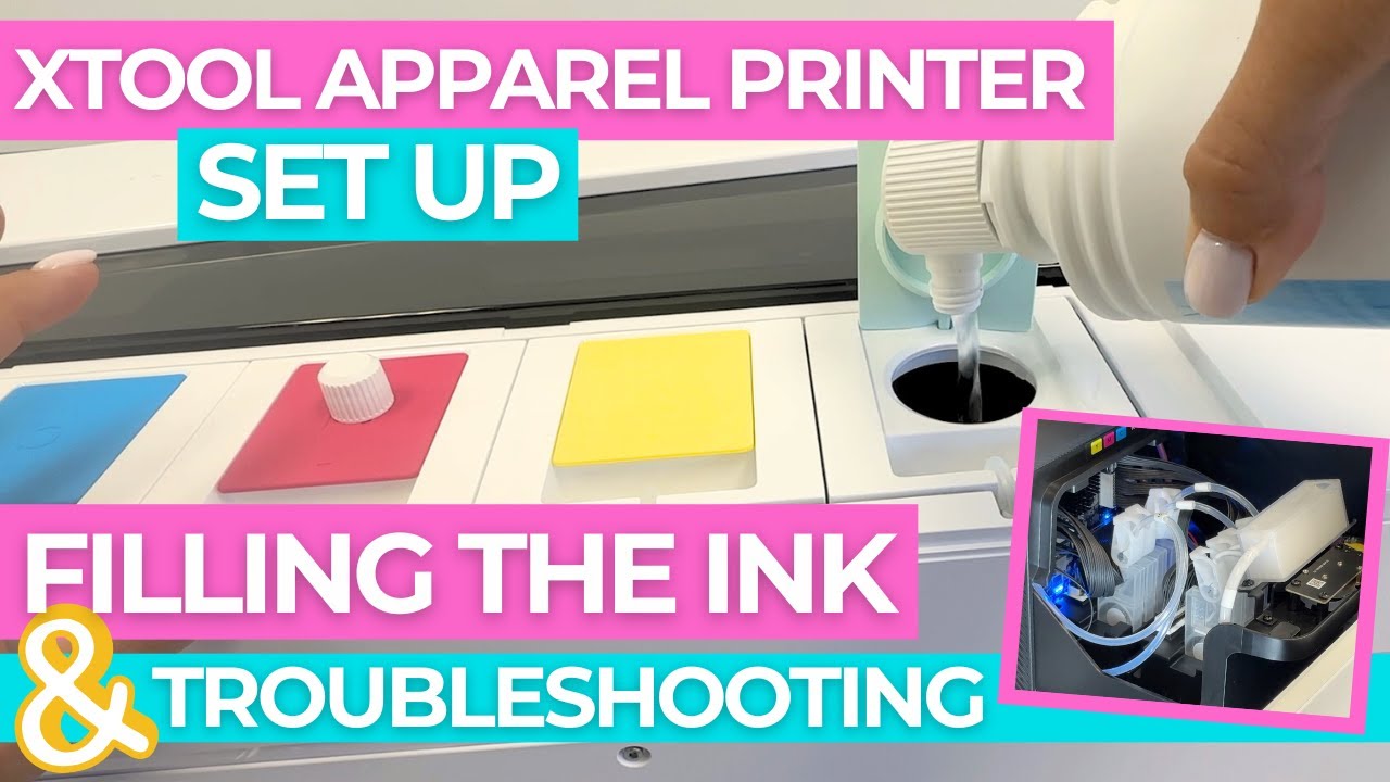 xtool Apparel Printer Setup: Loading the Ink (And What To Do When it Doesn't)