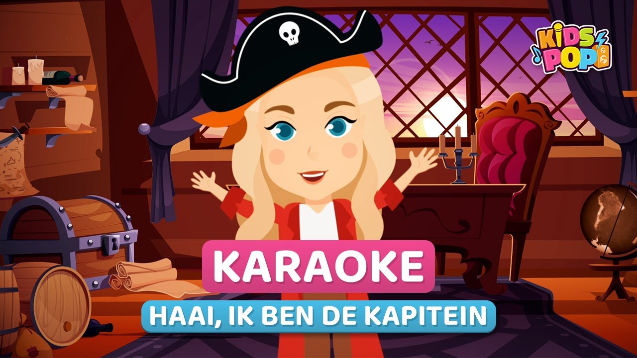 KidsPop - Haai, Ik Ben De Kapitein - lyrics / karaoke