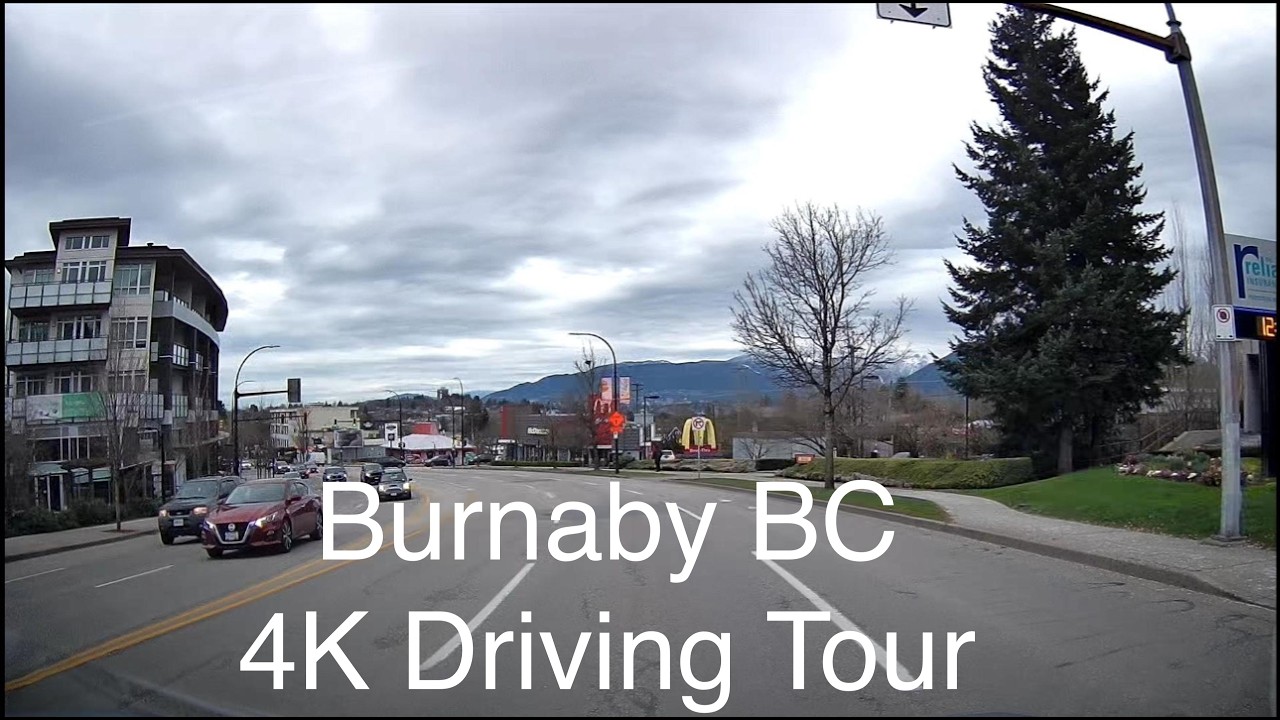 1 Hour 4K Driving Tour Burnaby BC And Border Areas No Music No Talking For Relaxation