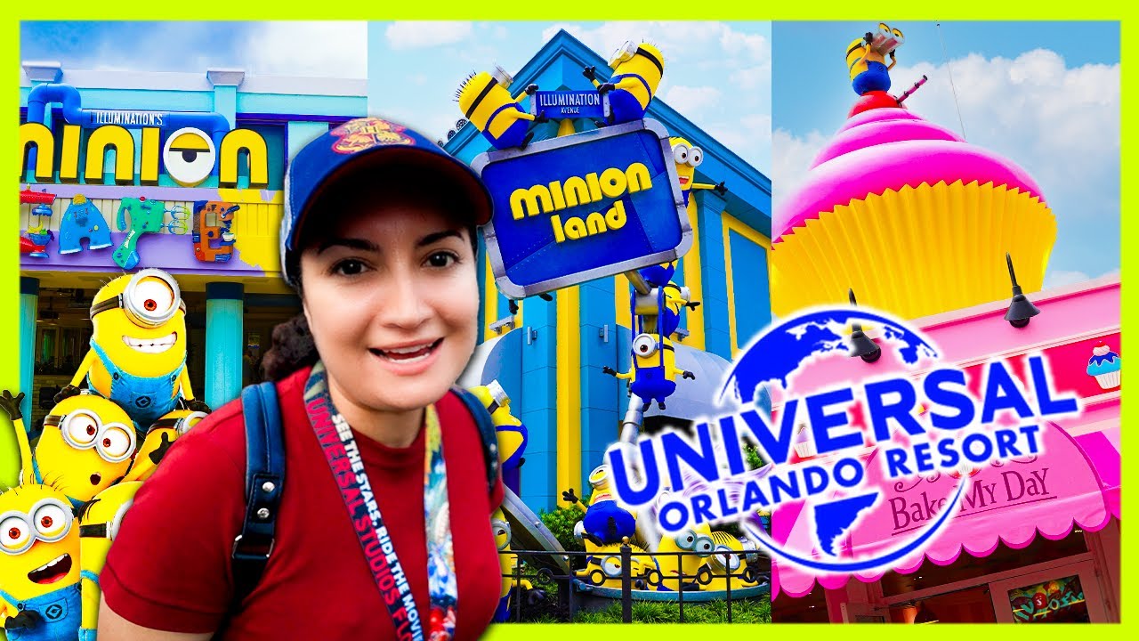 ASÍ es MINION-LAND de UNIVERSAL ORLANDO (El MUNDO de los MINIONS)