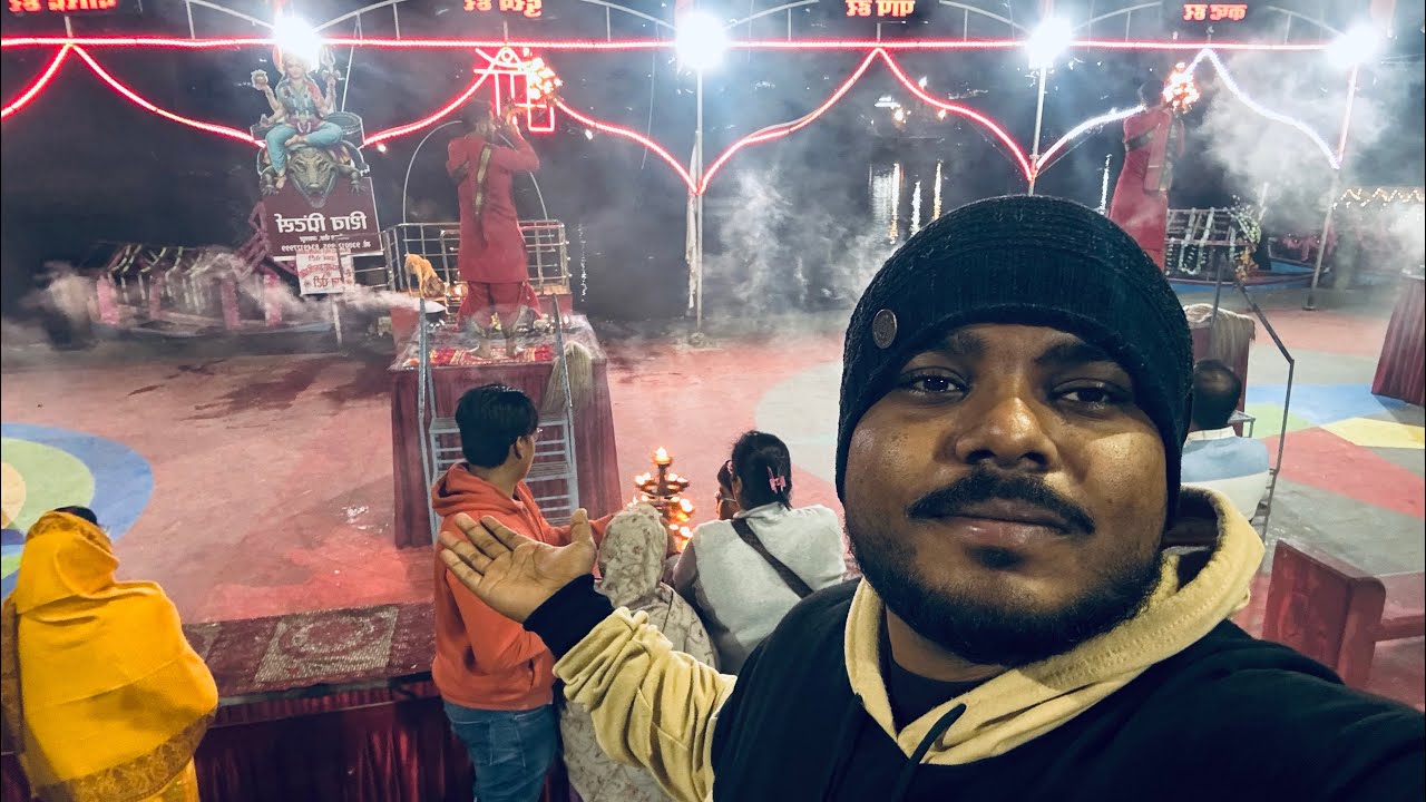 JABALPUR KI NARMADA AARTI❤️😱