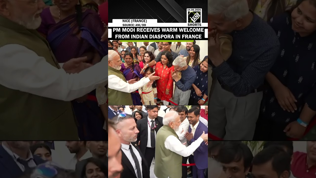 PM Modi receives enthusiastic reception from Indian Diaspora in France | G7