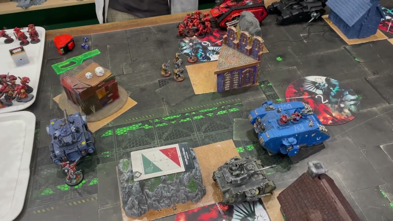 Батл репорт . Warhammer 40000.        Железные руки VS Кровавые ангелы . Клуб GoldFich