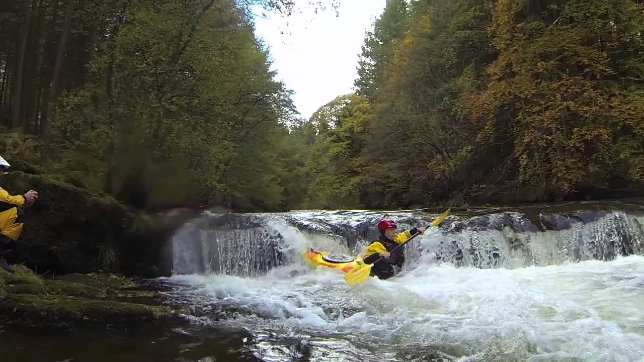 River Usk (Afon Usk), Senny bridge to Trallong, Bath Canoe Club Sunday 3rd November 2013
