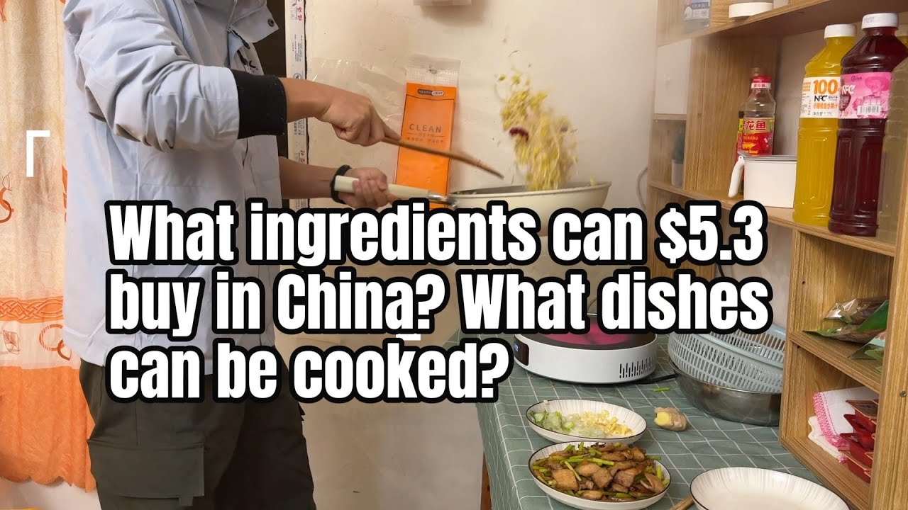 Какие продукты можно купить в Китае за 5,3 доллара? Какие блюда там можно приготовить?