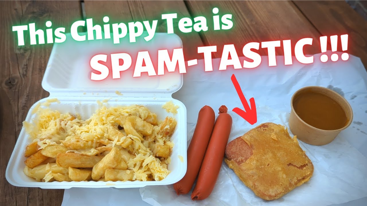 SPAM-TASTIC Chippy Tea : We try out the BRAND NEW Wool Fish and Chip Shop in Dorset!