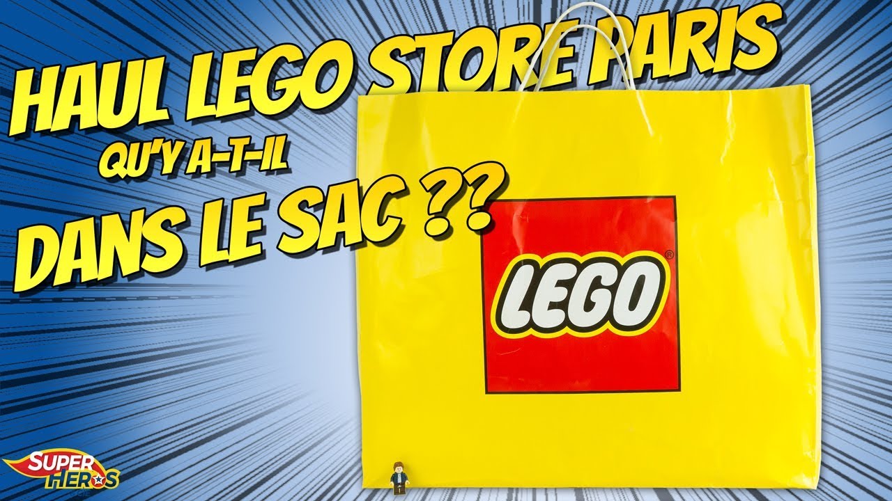 Chasse aux Legos au Lego Store de Paris Qu'y a-t-il dans le sac? Haul Lego Super Héros et Compagnie