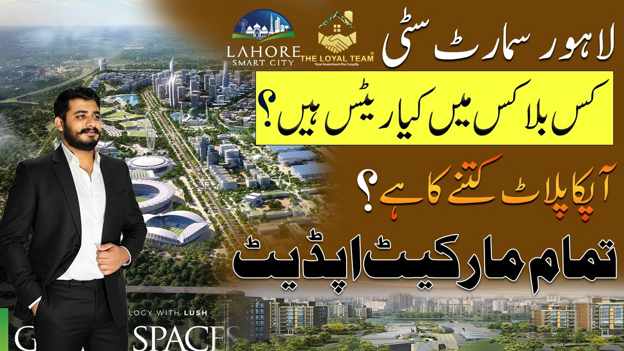 Lahore Smart City Market Update 2026 | Block Wise Plot Rates | What Is Your Plot Worth Today?
