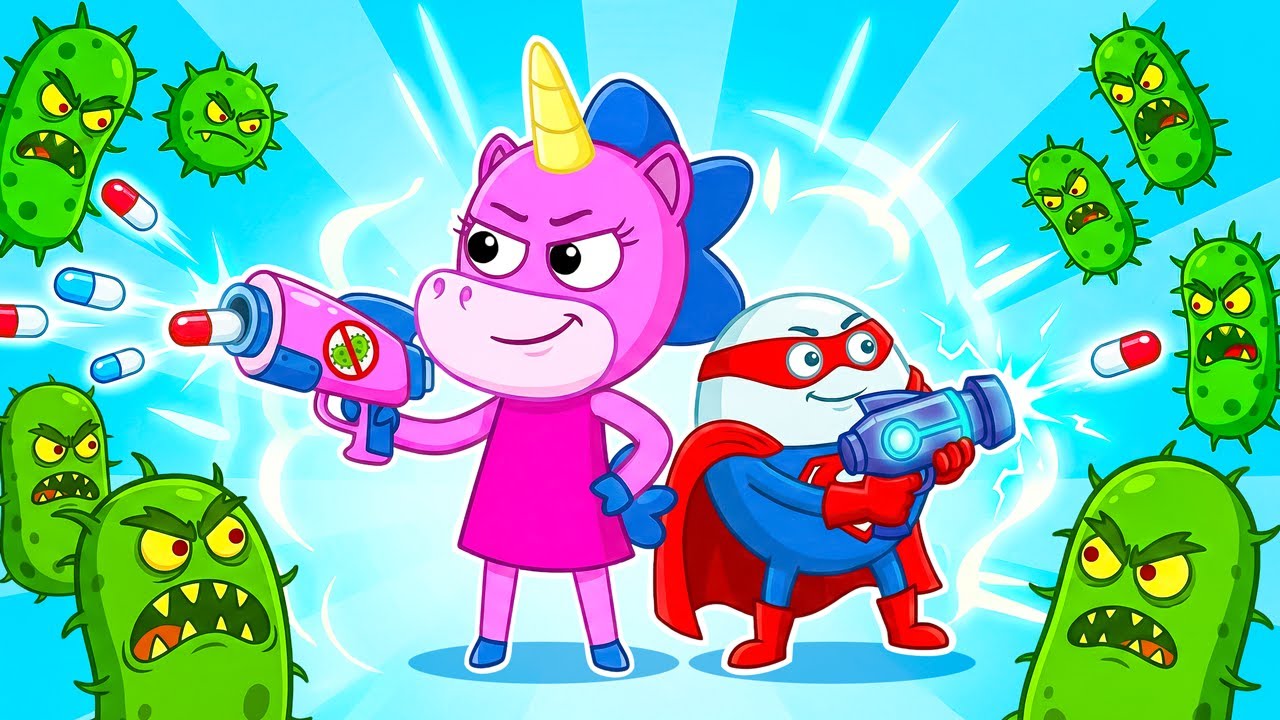 How Medicine Helps My Body 💊🦠 | Kids Learn About Medicine | Super Pill Song | Teeny Mimi 🦄