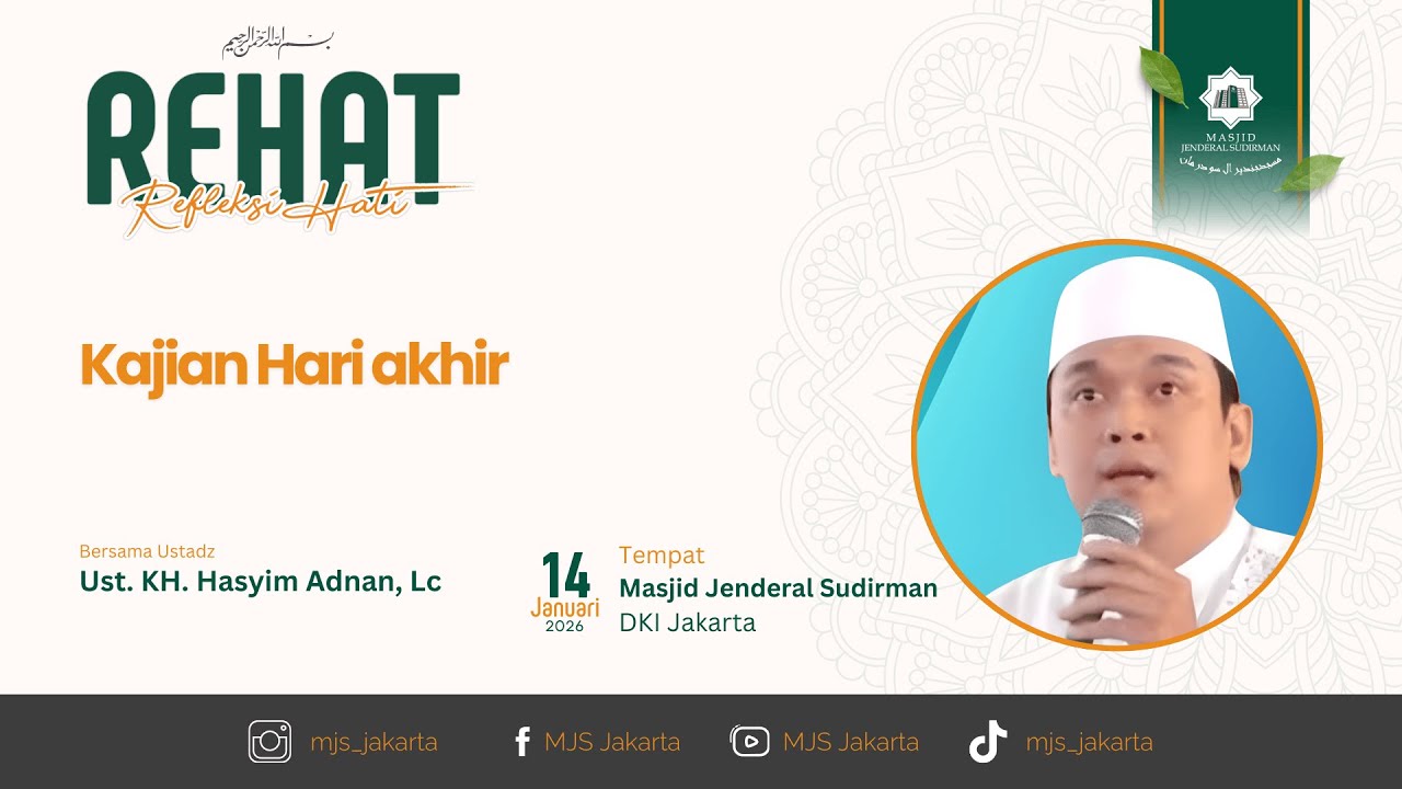 Kajian Hari Akhir || Ust. KH. Hasyim Adnan, Lc