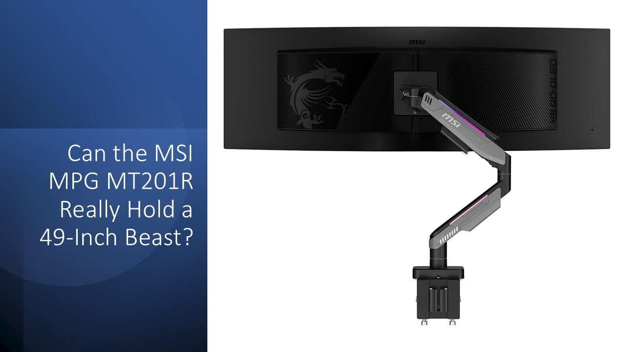 Сможет ли MSI MPG MT201R действительно вместить 49-дюймового монстра?