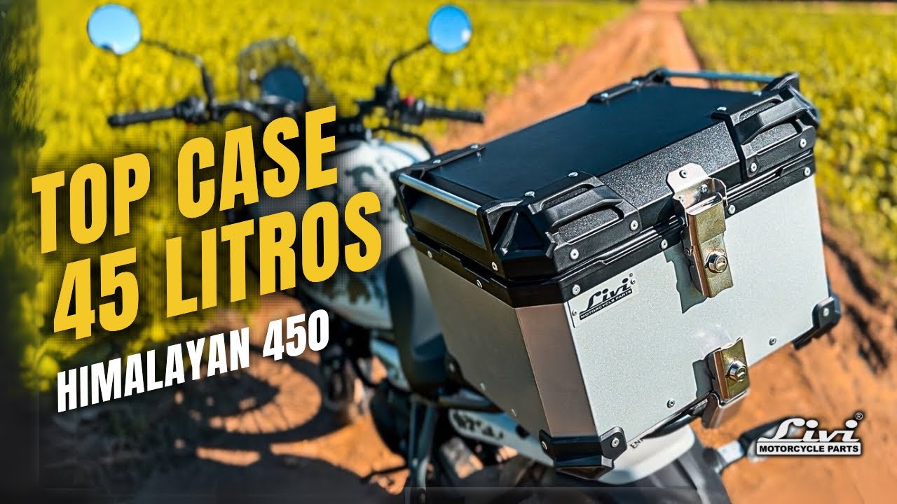 MINHA ESCOLHA DE TOP CASE PARA A HIMALAYAN 450: LIVI EXPEDITION #himalayan450 #royalenfieldhimalayan