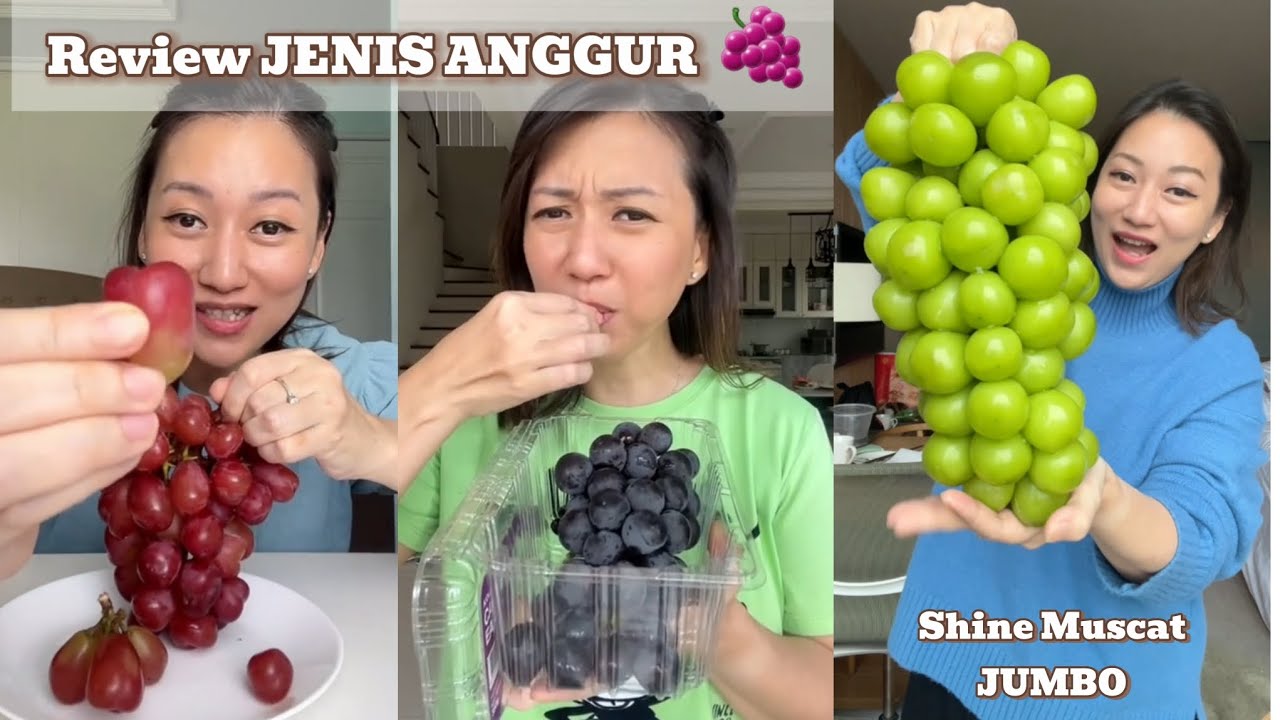 AKHIRNYA NEMU SHINE MUSCAT JUMBO DAN ANGGUR LOVE 😂💰🍇🤍
