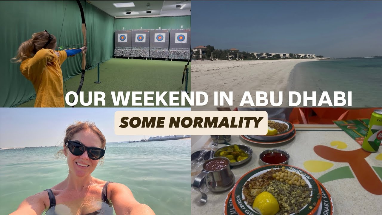 Вот как сейчас выглядят обычные выходные в Абу-Даби 🇦🇪🙌🏻🤍