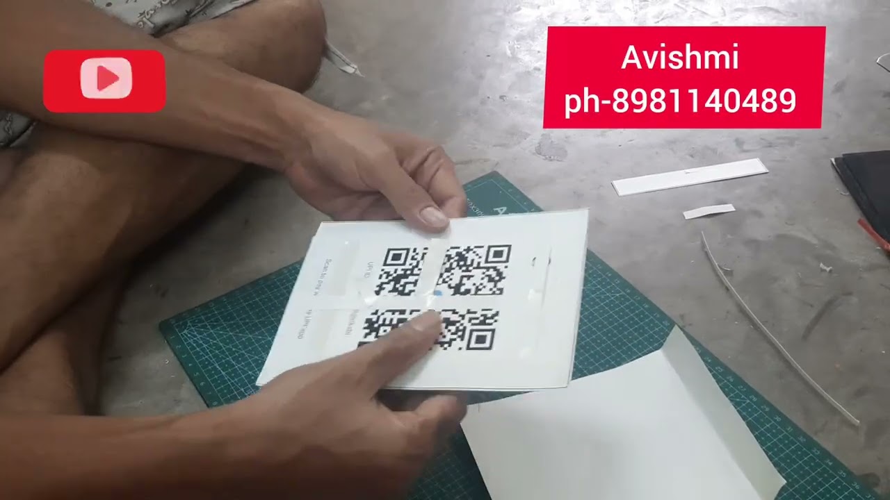 QR Code Stand Making Full Video | Step by Step DIY QR Code Stand Tutorial
