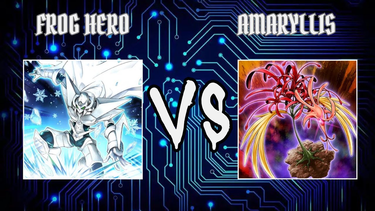 Cocainorso(Frog Hero) vs Cuckagazzoo(Amaryllis) | Yugioh Edison Format | Dueling Book