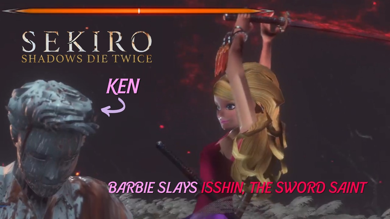 Barbie slays Isshin, The Sword Saint | Sekiro: Shadows Die Twice First Playthough