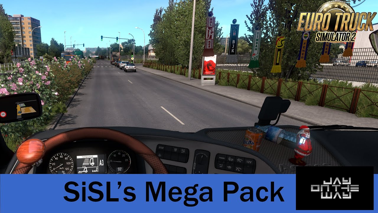 👍 SiSL&rsquo;s Mega Pack аксессуары для салона в ETS 2 / SiSL&rsquo;s Mega Pack interior accessories in ETS 2