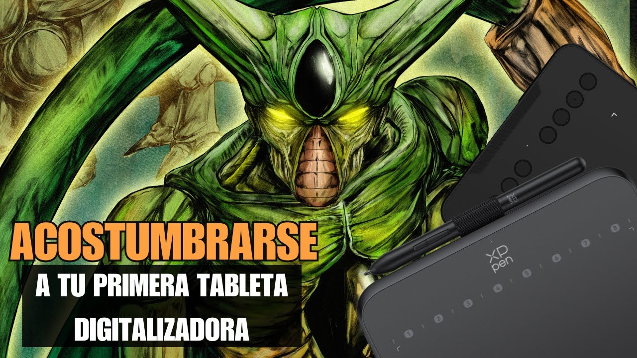Como Acostumbrarte a Dibujar con tu primera Tableta Gráfica o digitalizadora