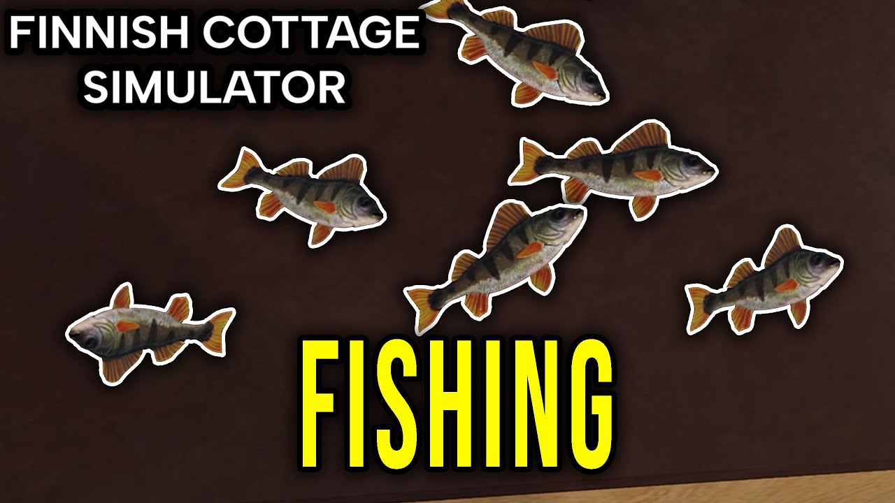 FISHING and TRYING TO SELL FISH - Finnish Cottage Simulator