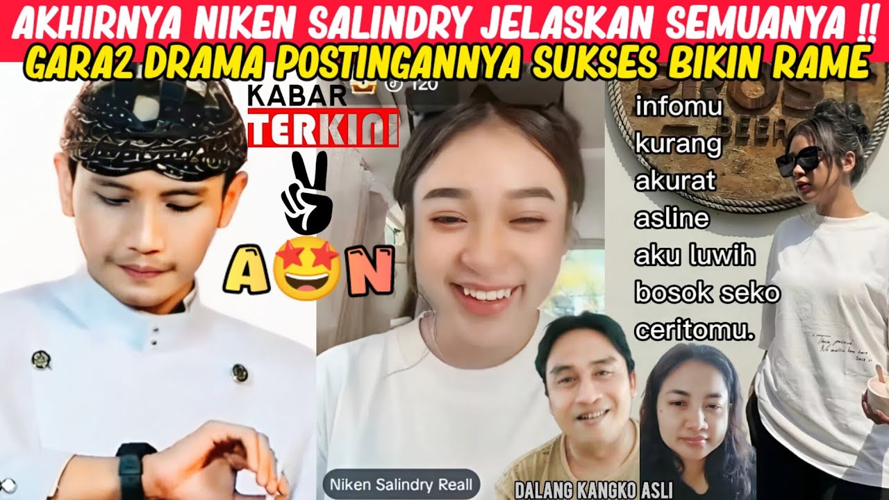 Inilah Klarifikasi Niken Salindry Gara2 Postingan Yg Bikin Rame Pada Debat 2L, Arni, Akni Den Akbar 