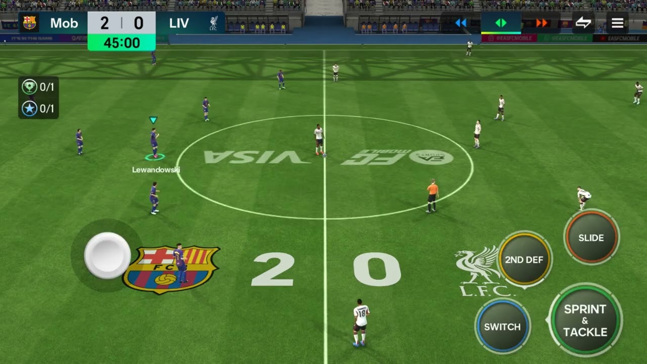FC Mobile Future Stars Барселона против Ливерпуля
