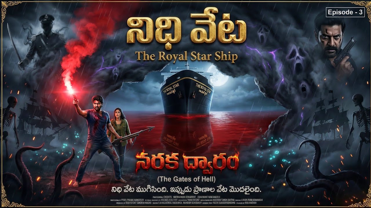 ⚓ Nidhi Veta: The Royal Star Ship | Ep 3: The Gates of Hell (నరక ద్వారం) | Telugu Mystery Thriller