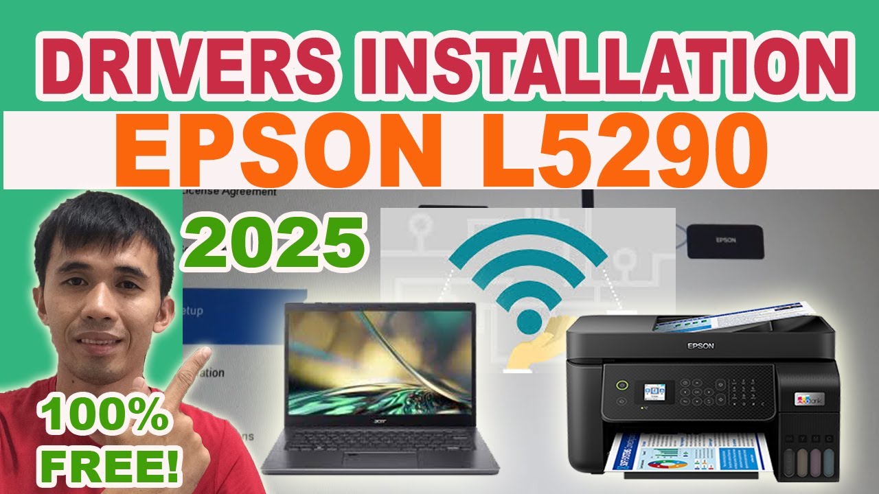 КАК ПОДКЛЮЧИТЬ НОУТБУК К ПРИНТЕРУ EPSON L5290 | УСТАНОВКА ДРАЙВЕРОВ | СОВЕТЫ ПО ТАГАЛЬСКОМУ ЯЗЫКУ...