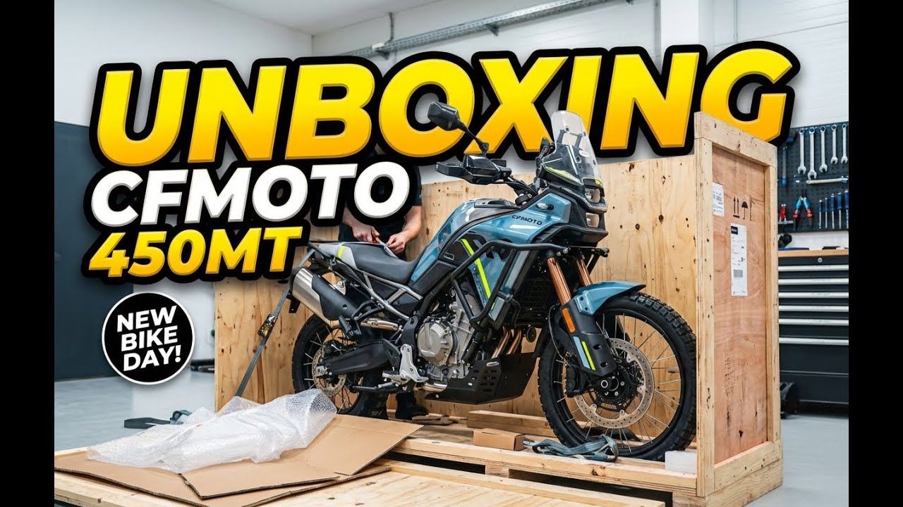CFMoto 450MT Unboxing | First Look | Is This the Best Adventure Bike? | The Vrooom Diaries