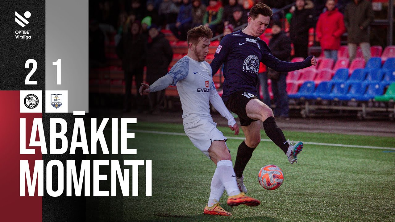 2. kārta: FS Jelgava 2:1 BFC Daugavpils (Labākie momenti)
