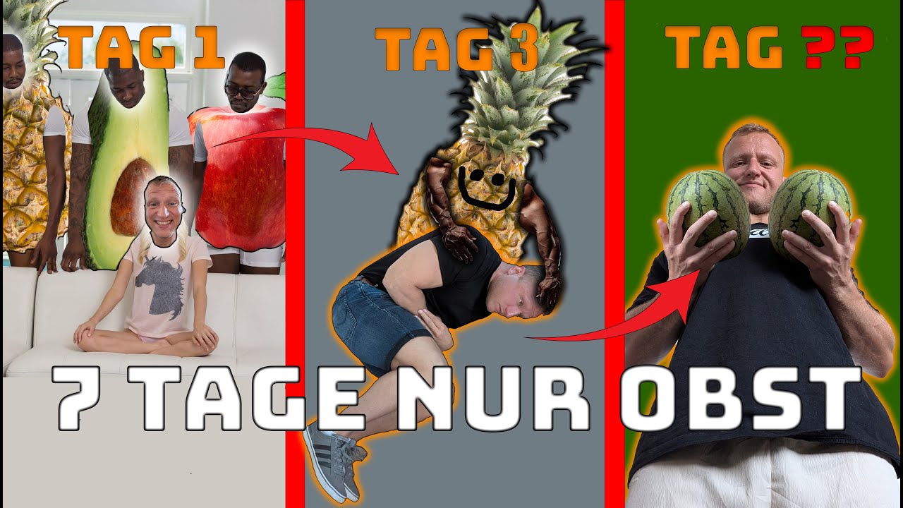7 Tage Frugan Challenge I Selbstexperiment I Ich esse nur Obst, N&uuml;sse und Samen f&uuml;r 7 Tage!