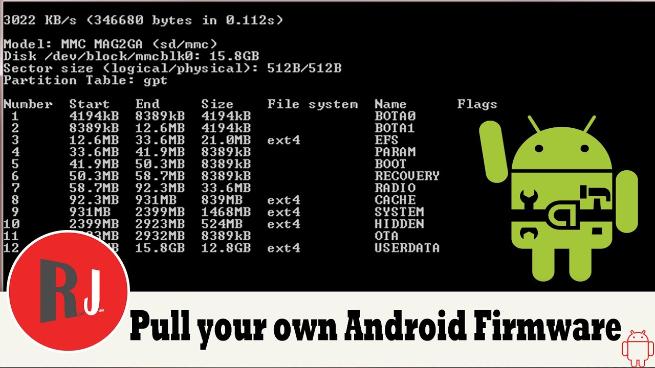 How to pull your own stock Android firmware from your device