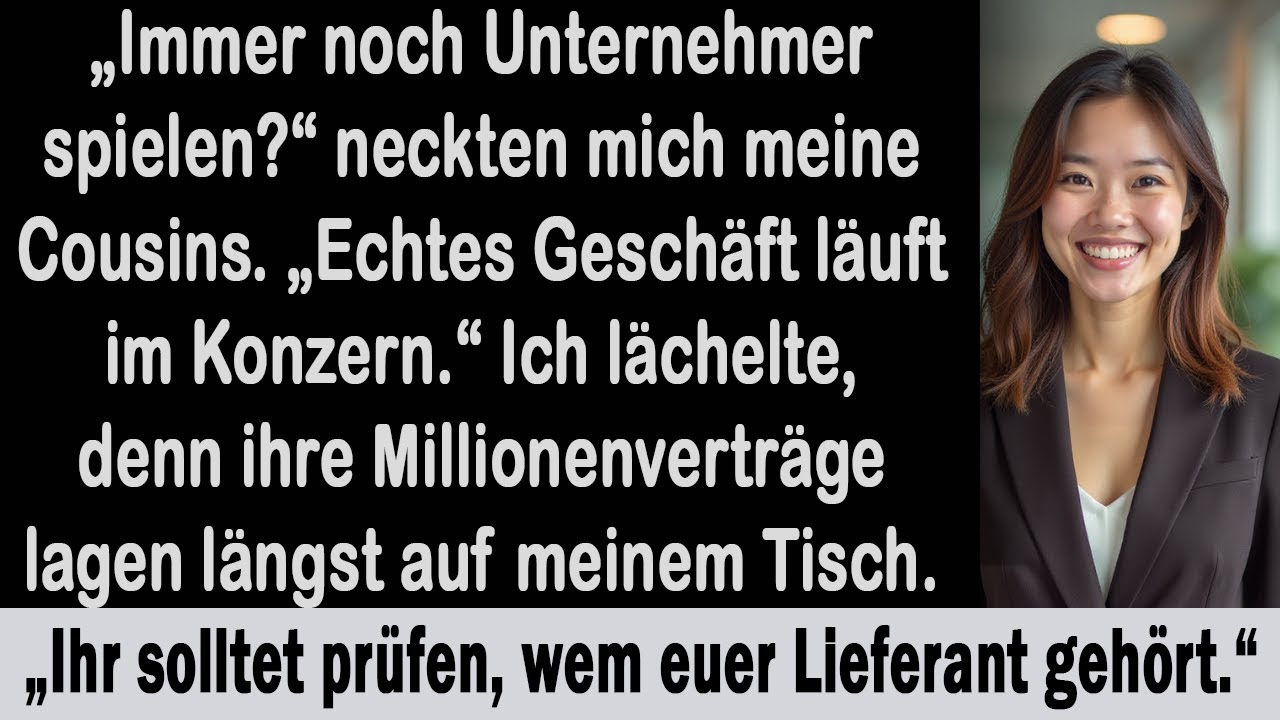„Sie verspotteten mein kleines Geschäft — bis ihre Verträge auf meinem CEO-Schreibtisch lagen.“