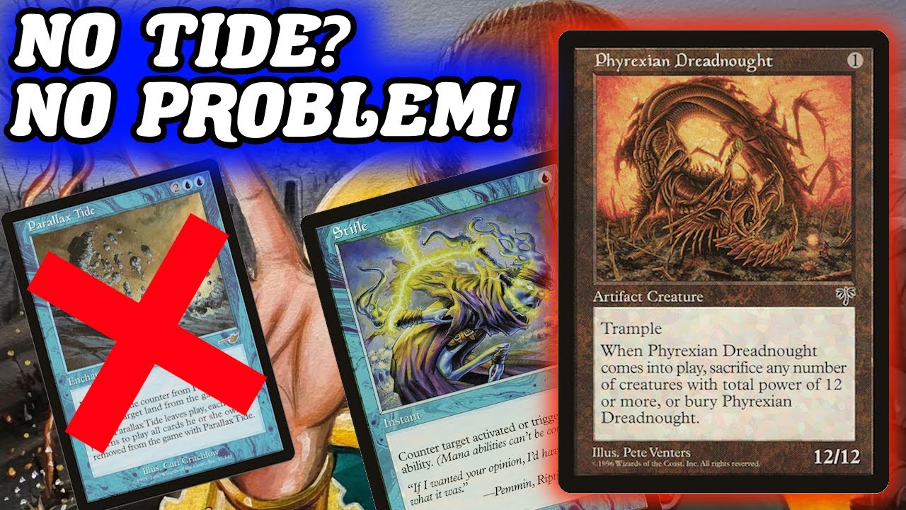 Нет прилива? Нет проблем! Premodern Stiflenought Post Parallax Tide Ban MTG