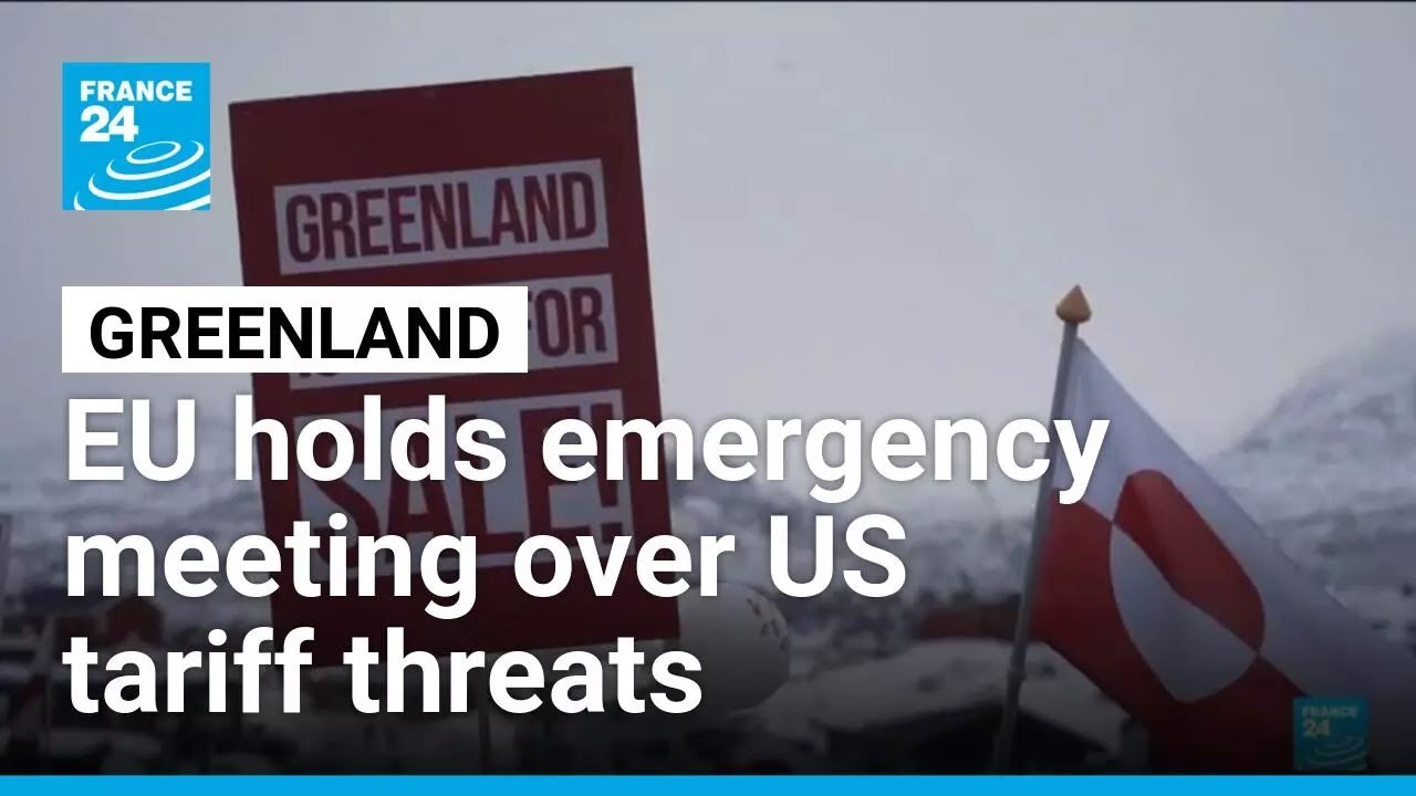 EU ambassadors hold emergency meeting to discuss response to US tariff threats over Greenland