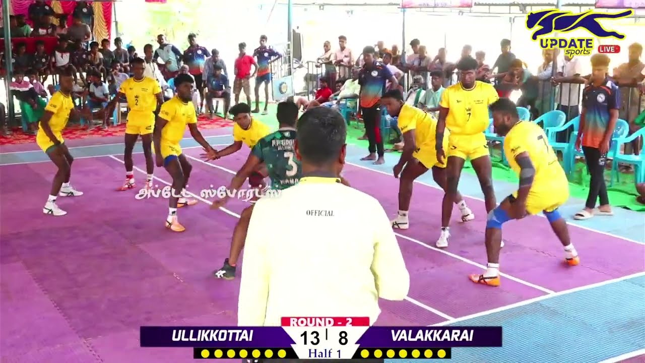 ROUND - 2 | SPORTS CULB ULLIKKOTTAI vs VK SPORTS VALAKKARAI |# TIGER BOYS OKKANADU MENS KABADDI 2025