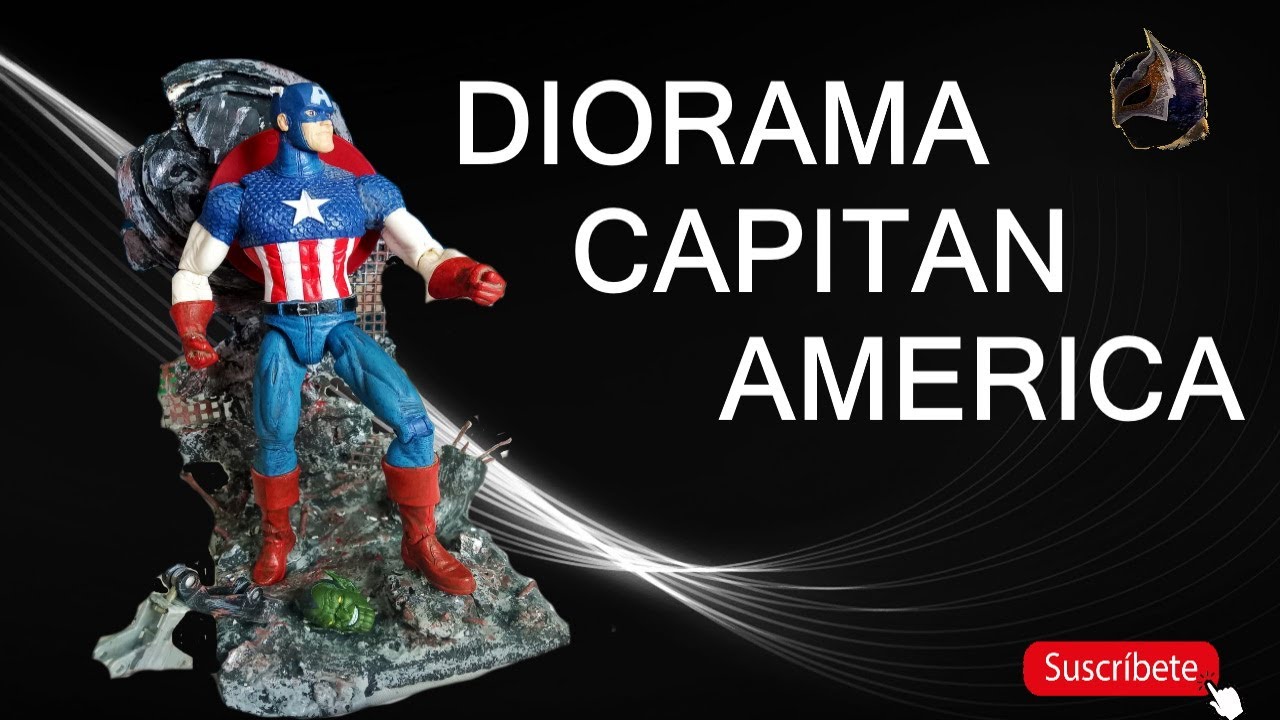 Diorama capitan america  / marvel select tutorial