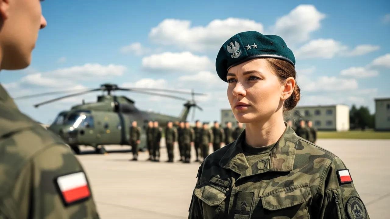 Myślał, że to zwykła żołnierka. Gdy pojawił się helikopter, jednostka zamarła