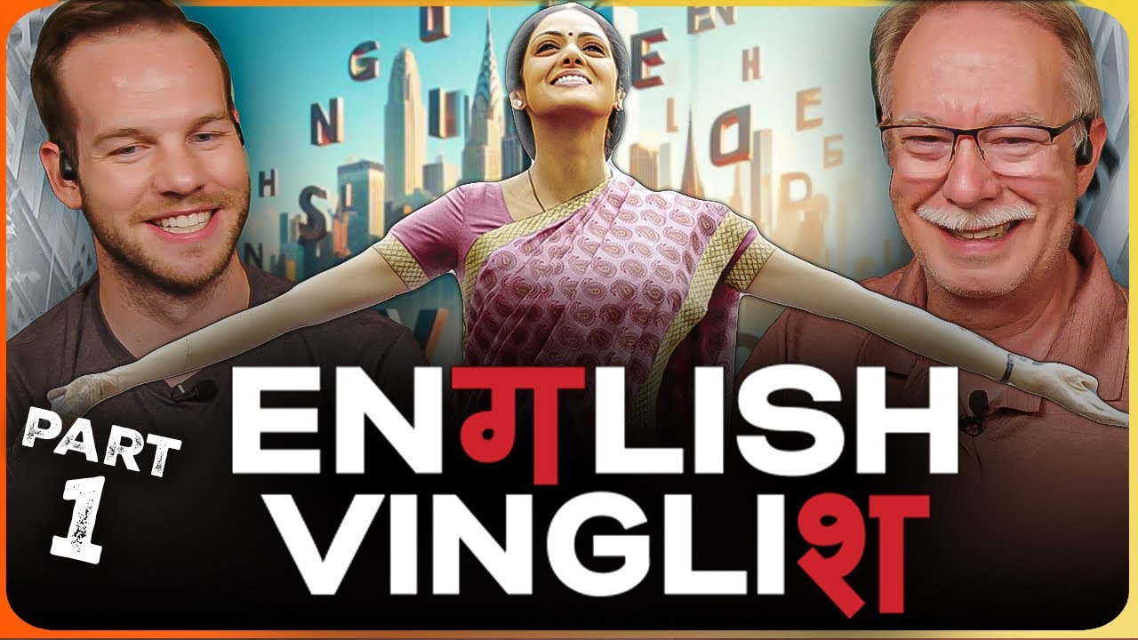 ENGLISH VINGLISH Movie Reaction Part 1/3 | Sridevi | Adil Hussain |