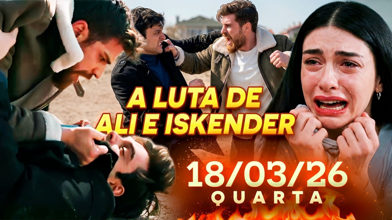 Chamas do Destino - (18/03/26) Capítulo de hoje, Quarta-Feira l Capítulo 53, Record TV, Alev Alev.