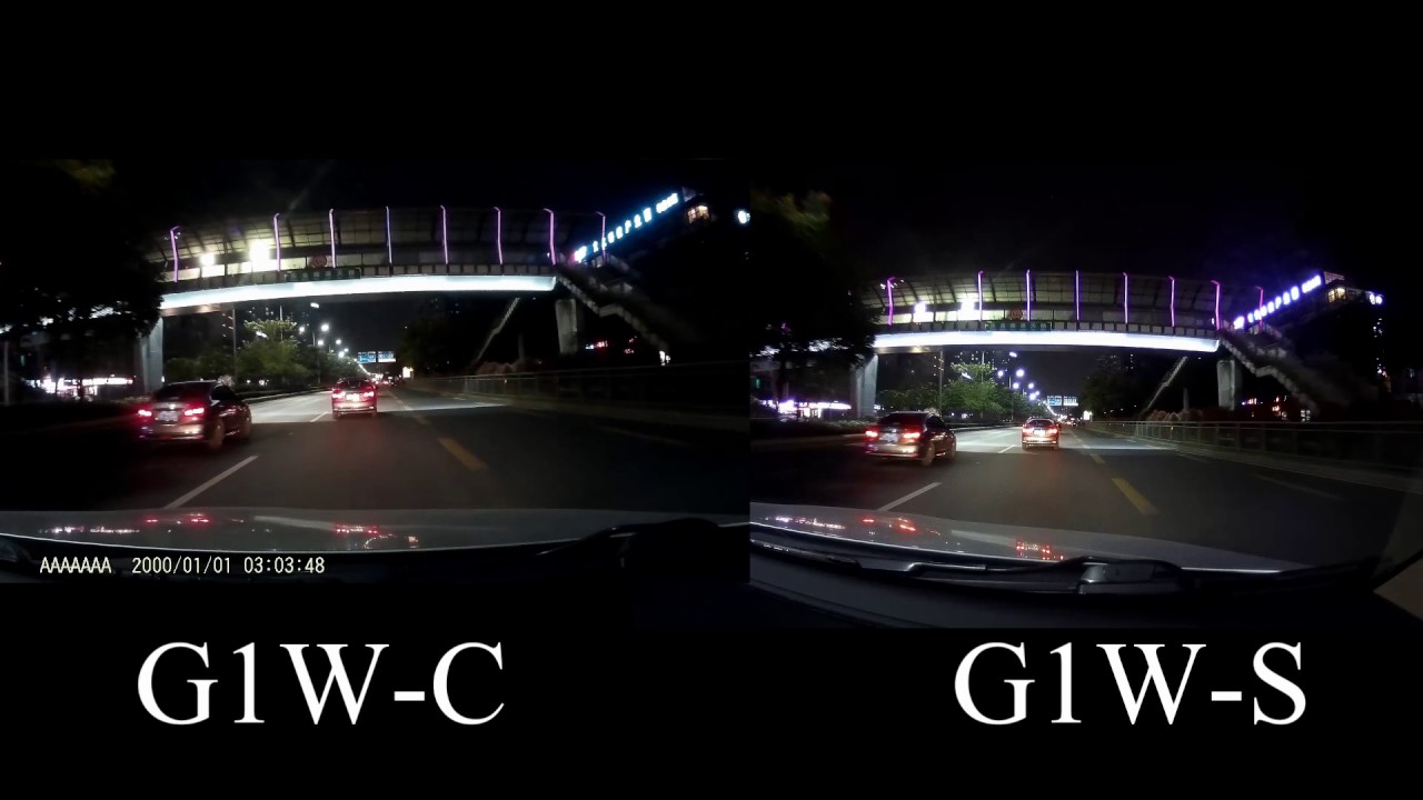 VIOFO G1W-S vs. G1W-C genuine Car Dash Camera