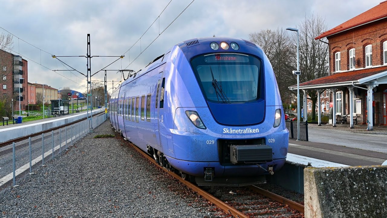 Trains on the Österlen Railway - Simrishamn and Tomelilla