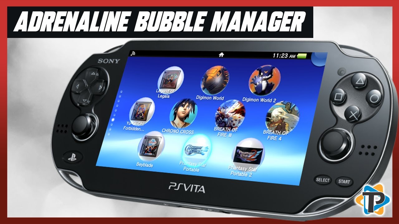 Adrenaline Bubble Manager - Adicionar bolhas dos jogos de PSP e PS1 na tela do PS VITA
