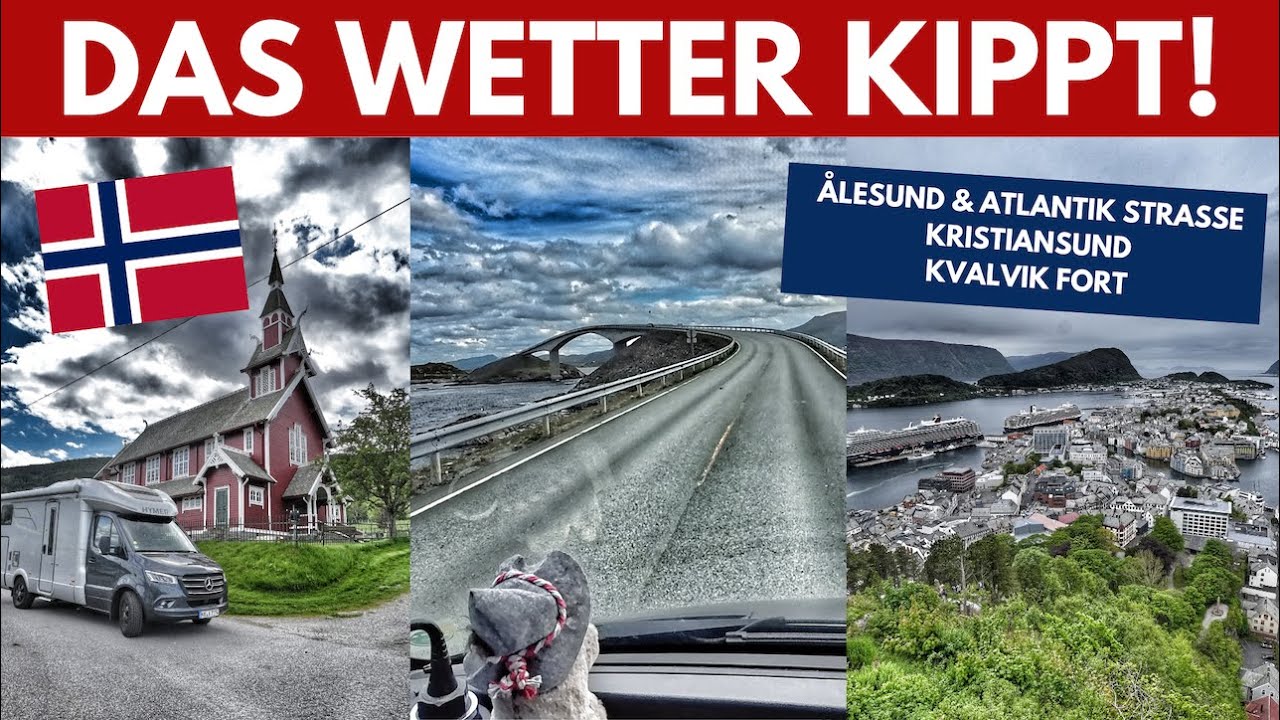 #443 - NORWEGEN Roadtrip 2025 - Atlantik Highway - Ålesund - Kristiansund - ES REGNET