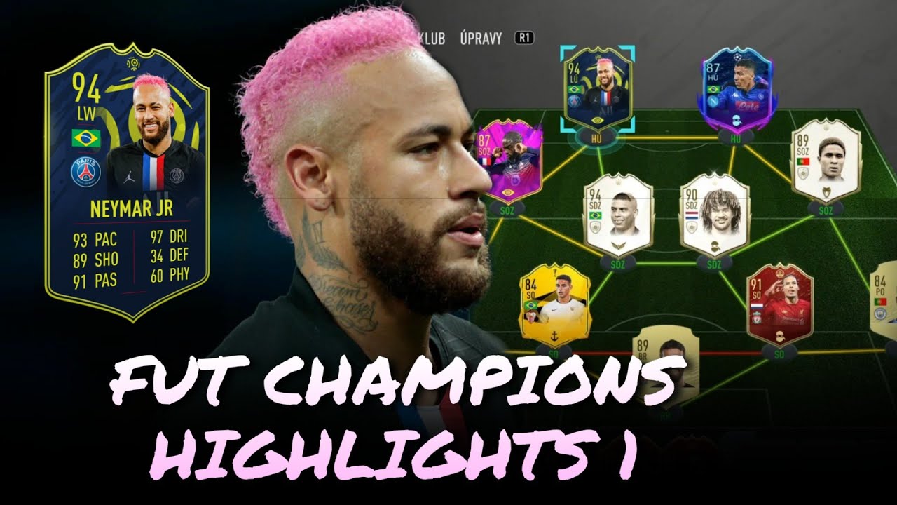 POTM NEYMAR!!! FIFA 20 FUT CHAMPIONS HIGHLIGHTS PART 1
