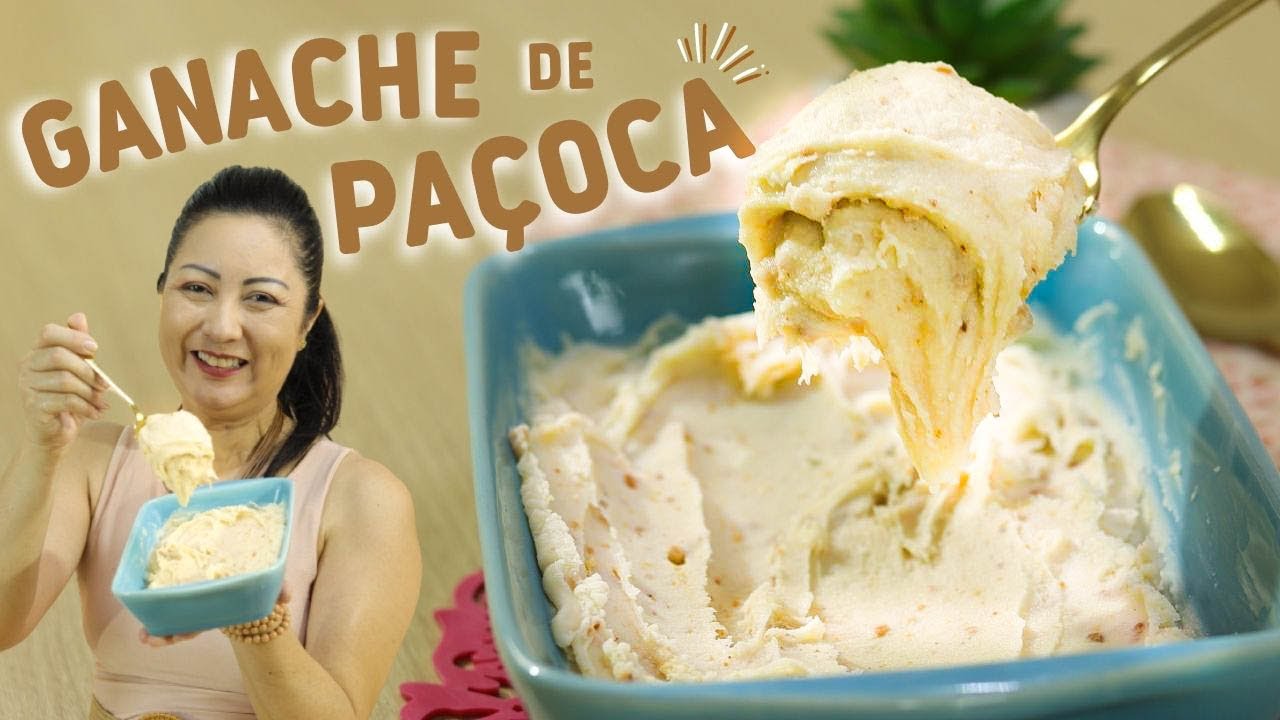 REVELANDO O SEGREDO DA MELHOR GANACHE DE PAÇOCA- EM PONTO PARA CONFEITAR E RECHEAR -DIKA DA NAKA
