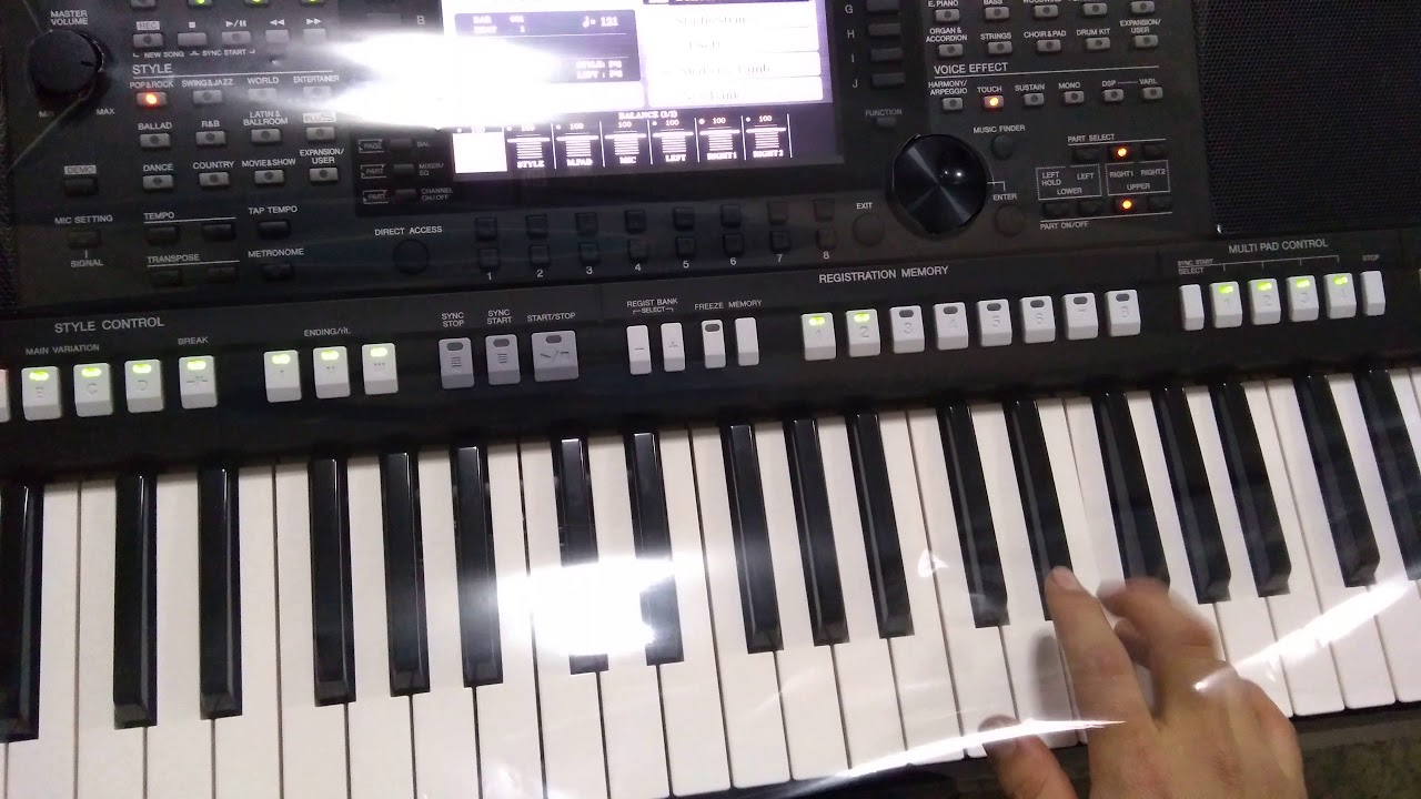 Yamaha psr s775 probando